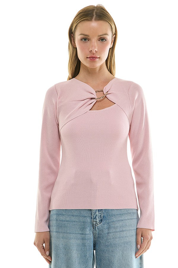 Asymmetric Knit Top