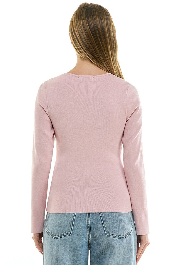 Asymmetric Knit Top