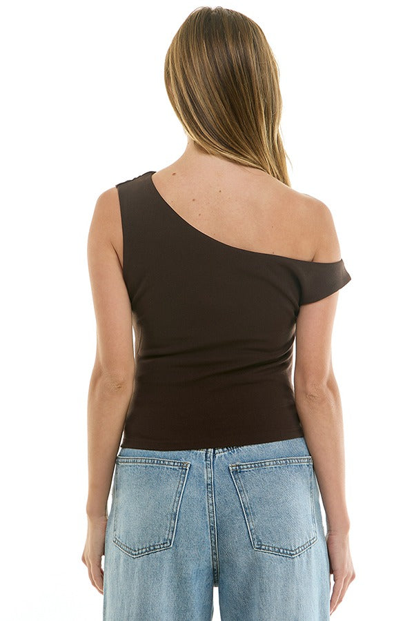 One-Shoulder Asymmetrical Top