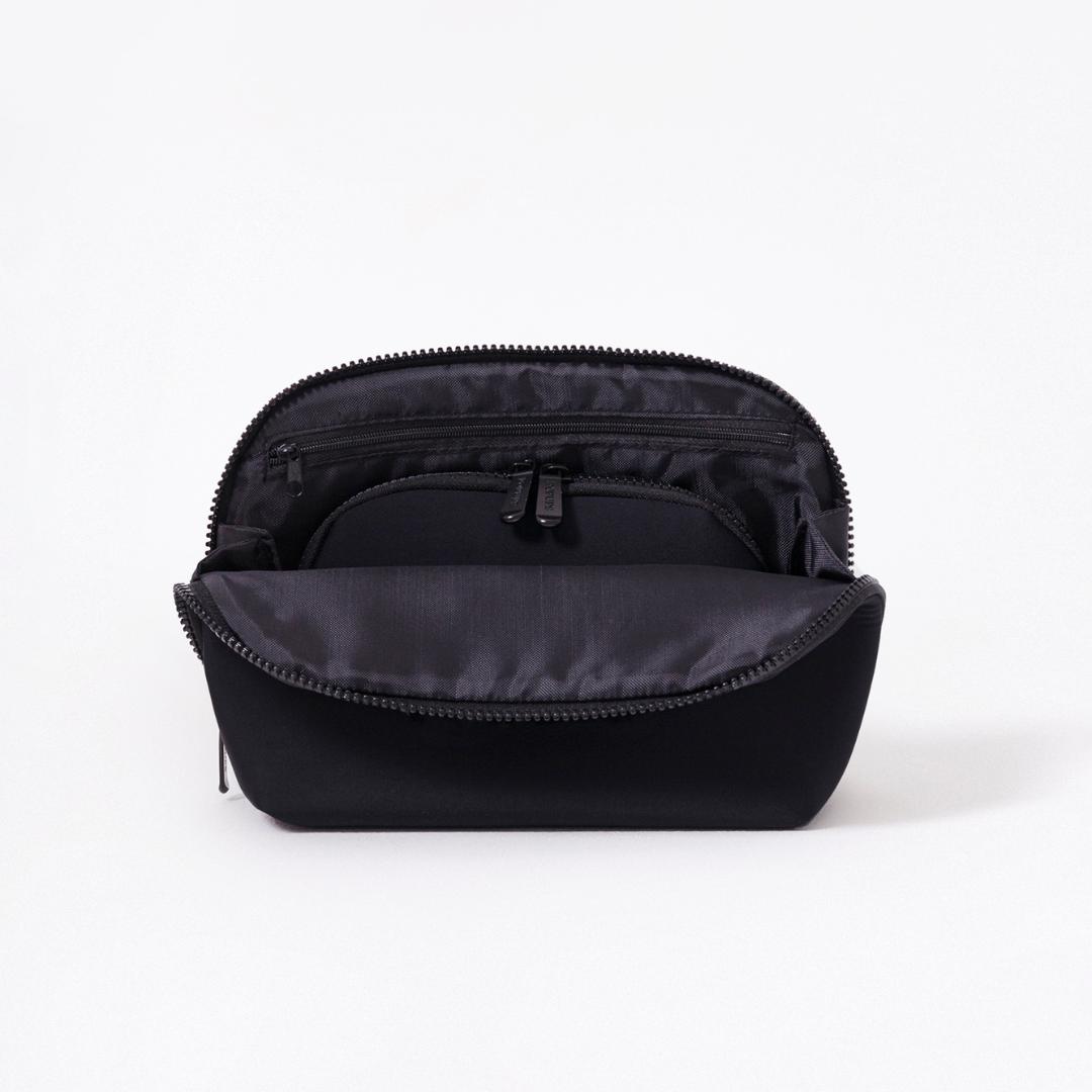 MAKEUP POUCH SET BLACK