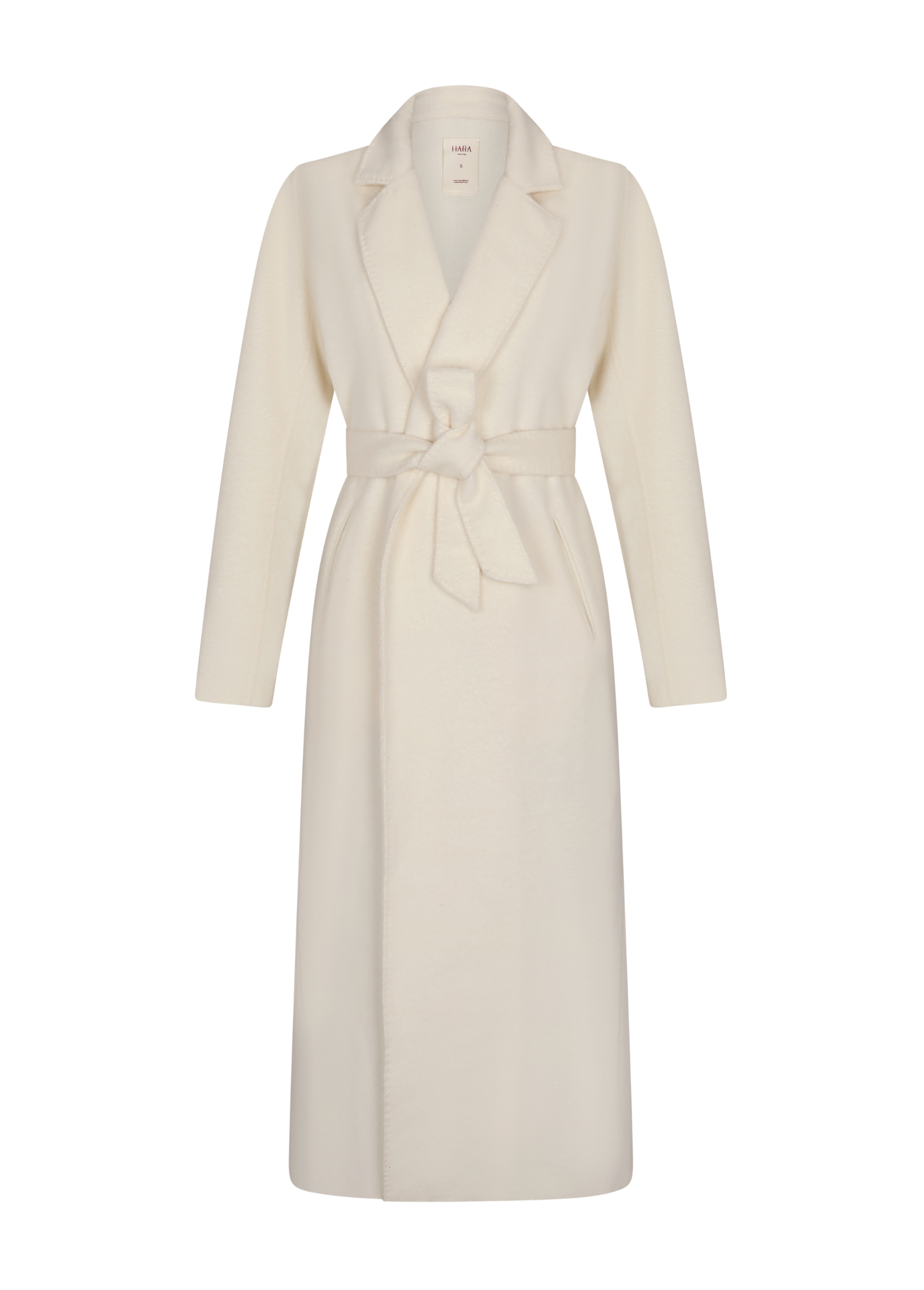 HARA LINE TRENCH COAT - WHITE