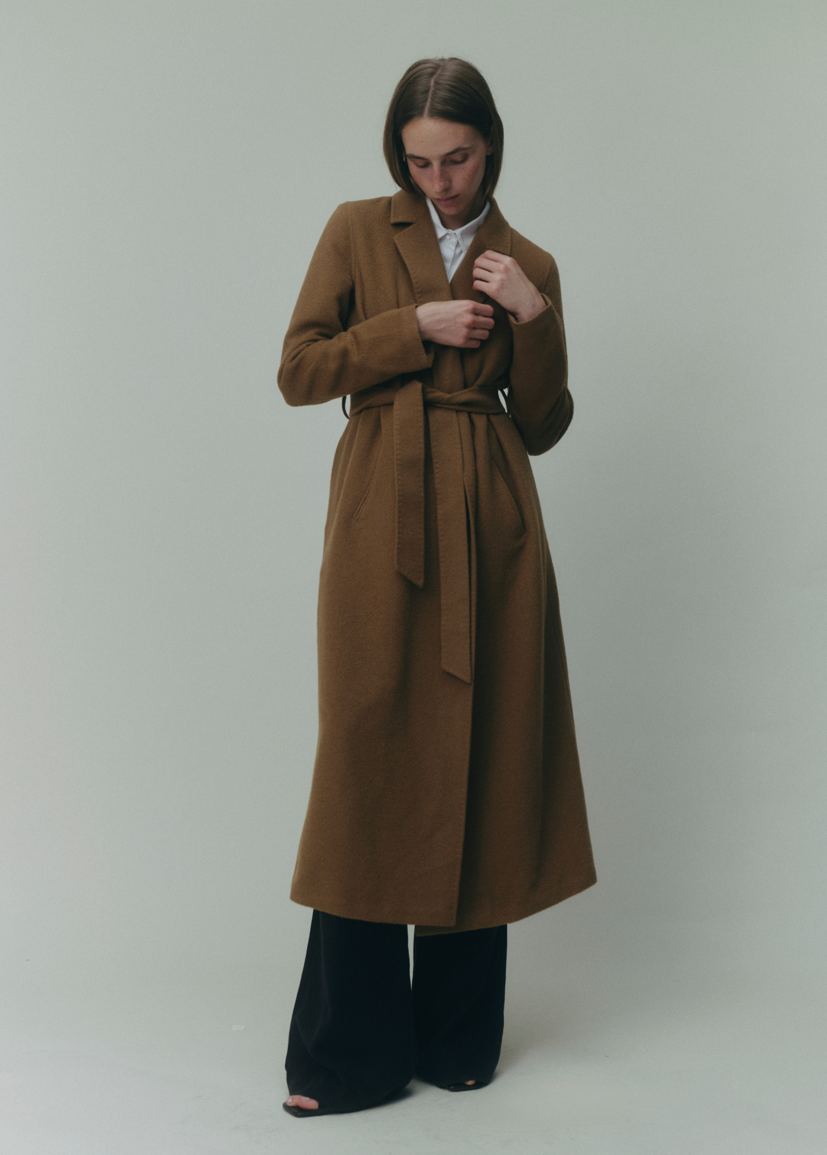 HARA LINE TRENCH COAT - CAMEL
