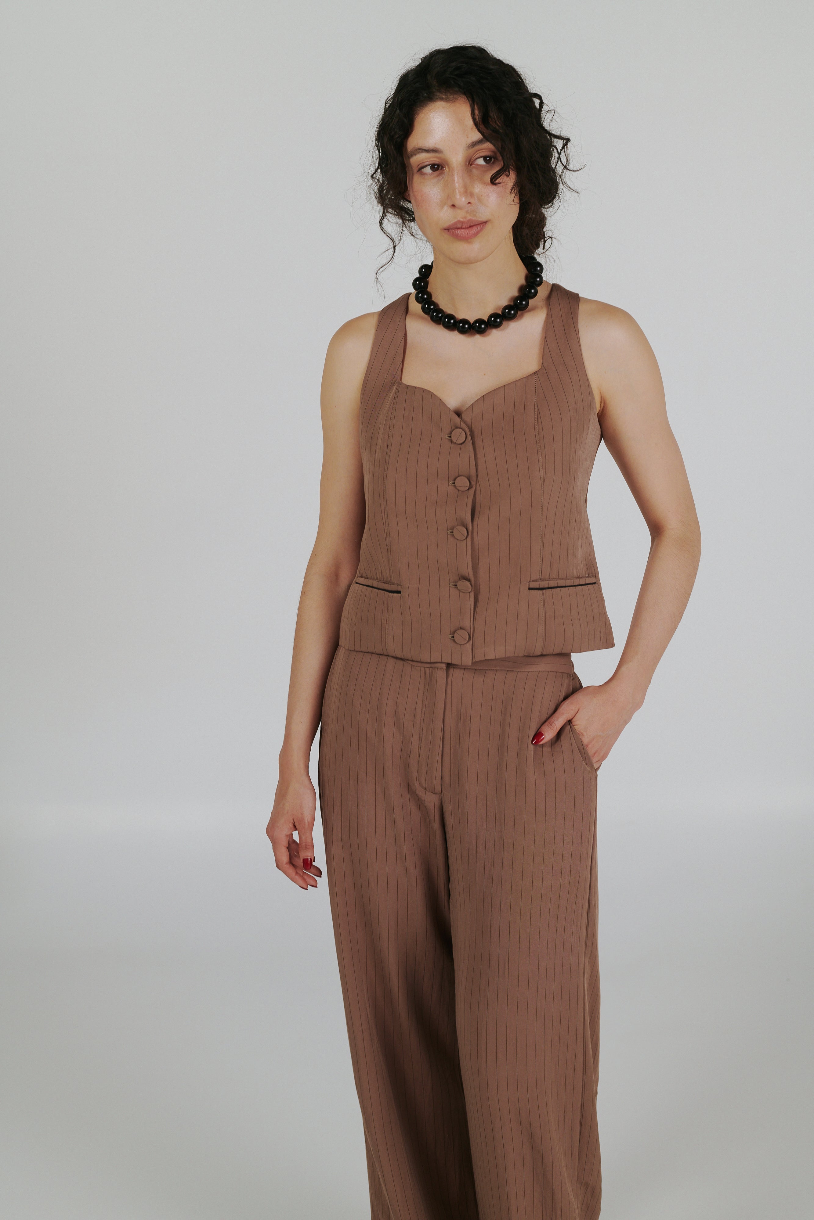 Silencio Mocca Vest