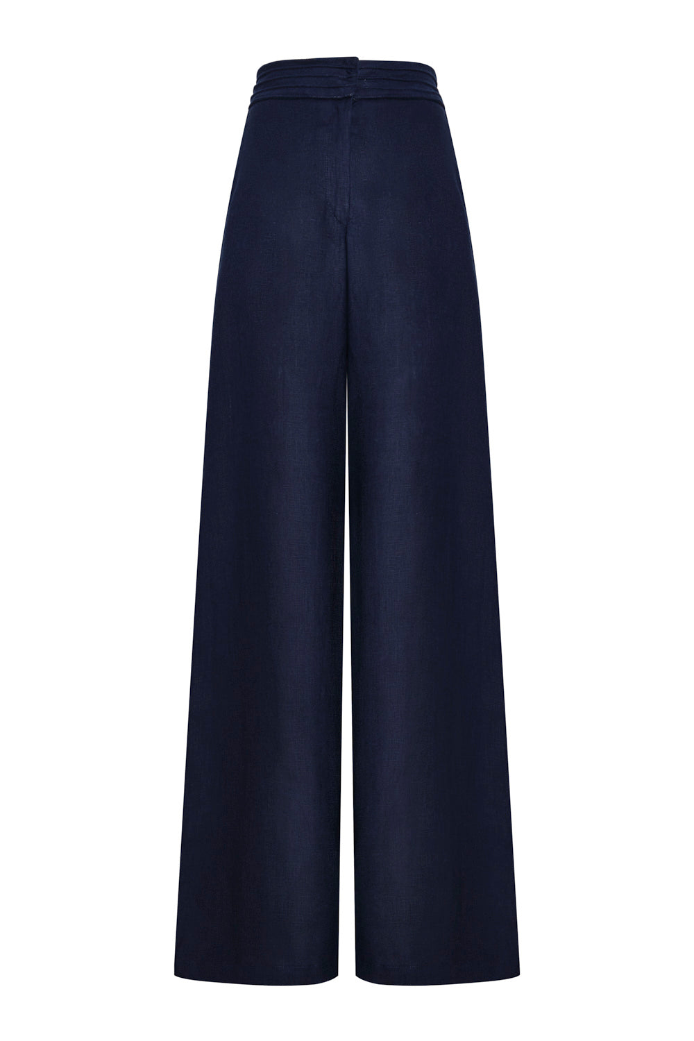 Burgos Embroidered Pants Navy Blue