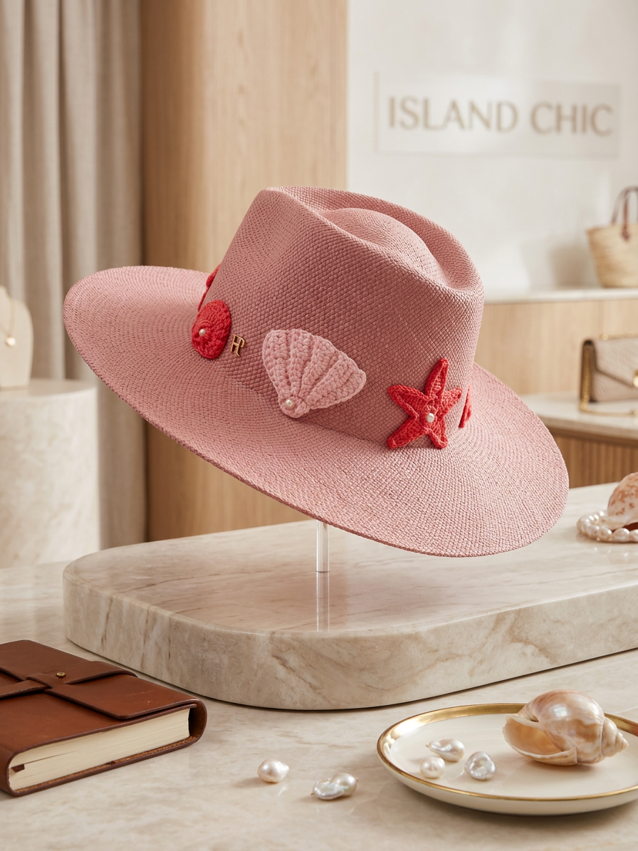 Pink Star Hat