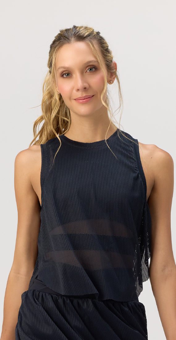 MOONLIT VEIL MESH TANK