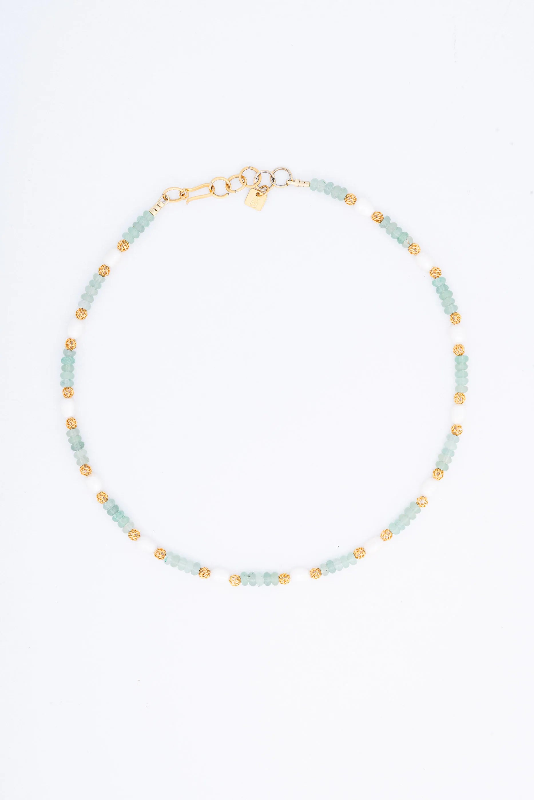 Golden Pearl Necklace