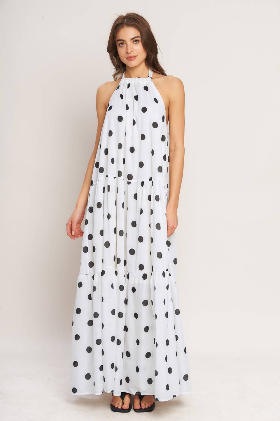 Open Back Flowing Dress