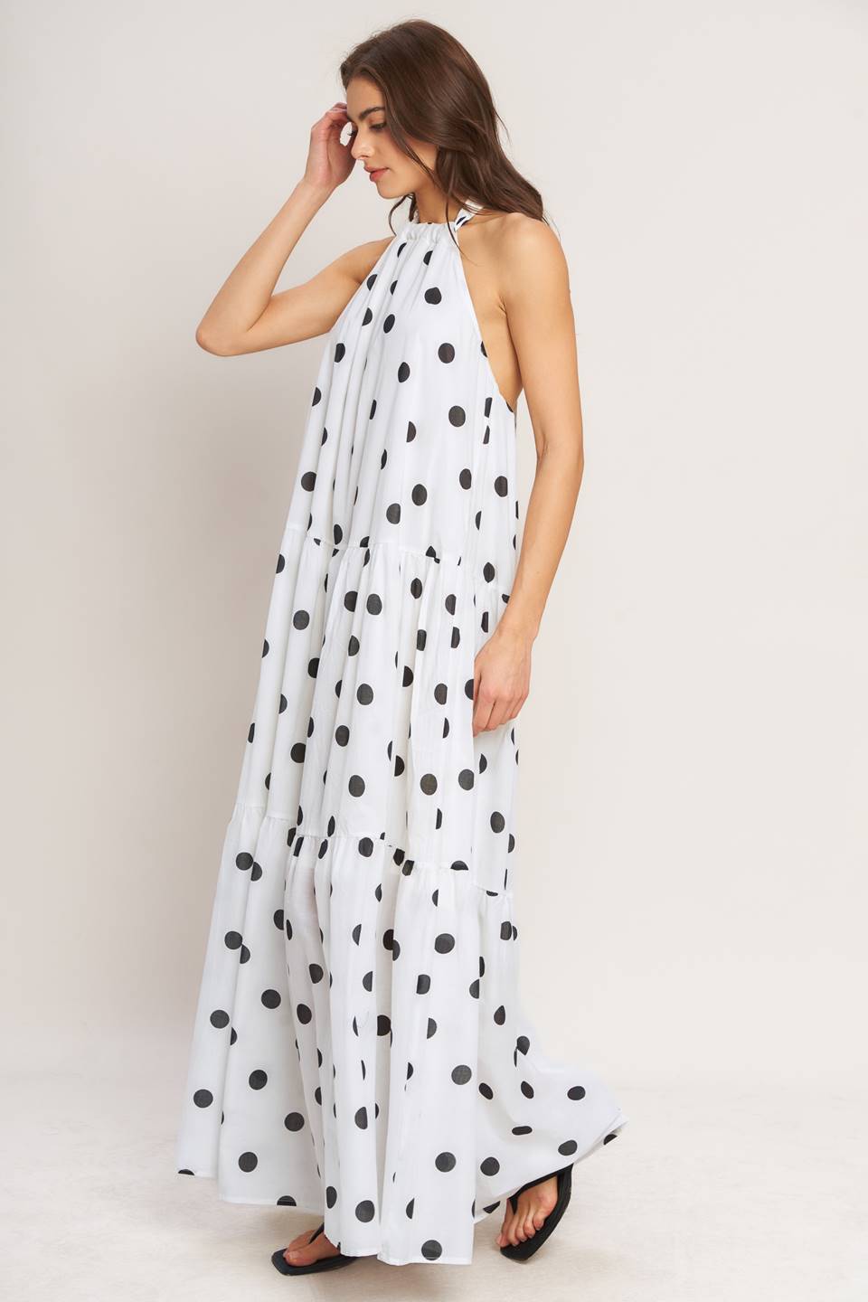 Open Back Flowing Dress