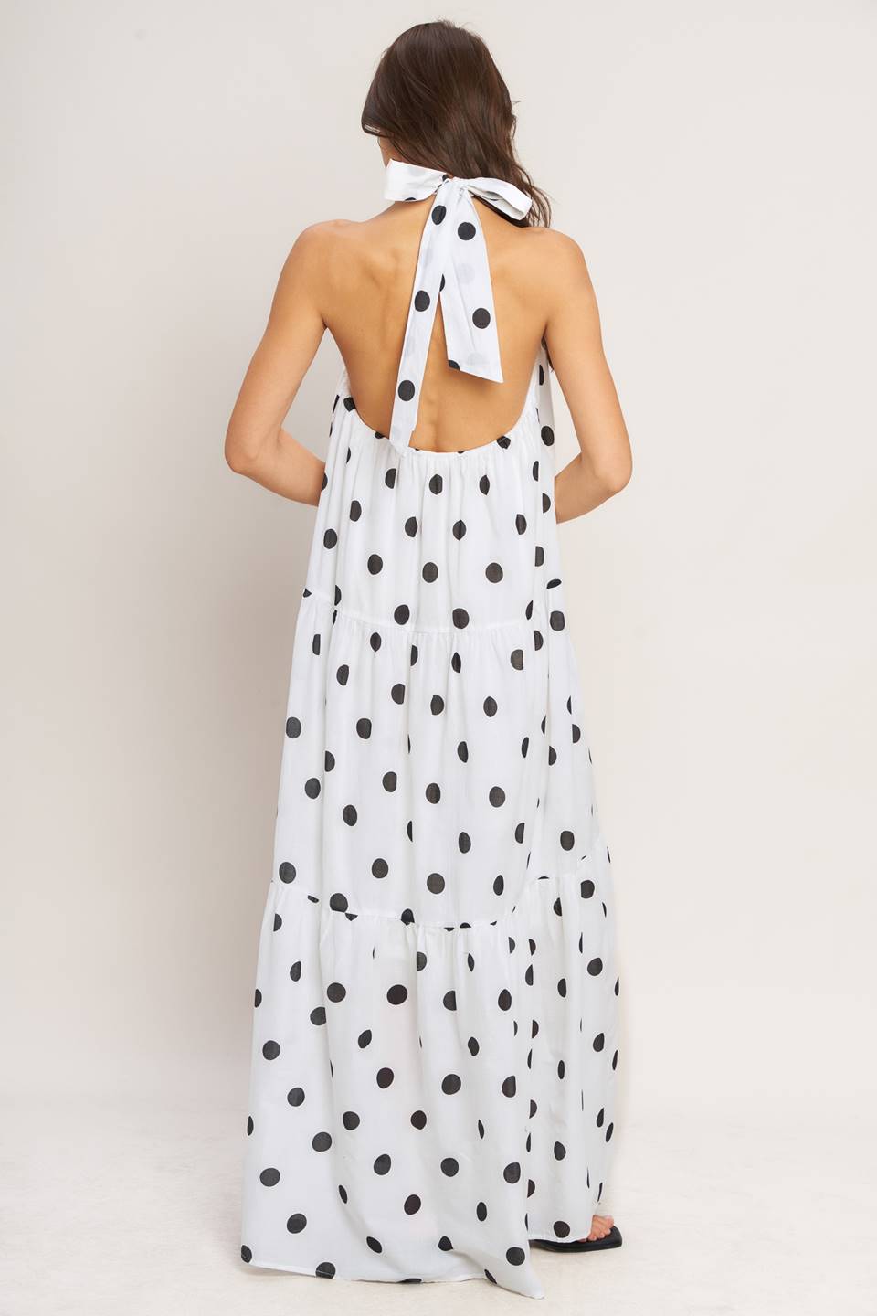 Open Back Flowing Dress