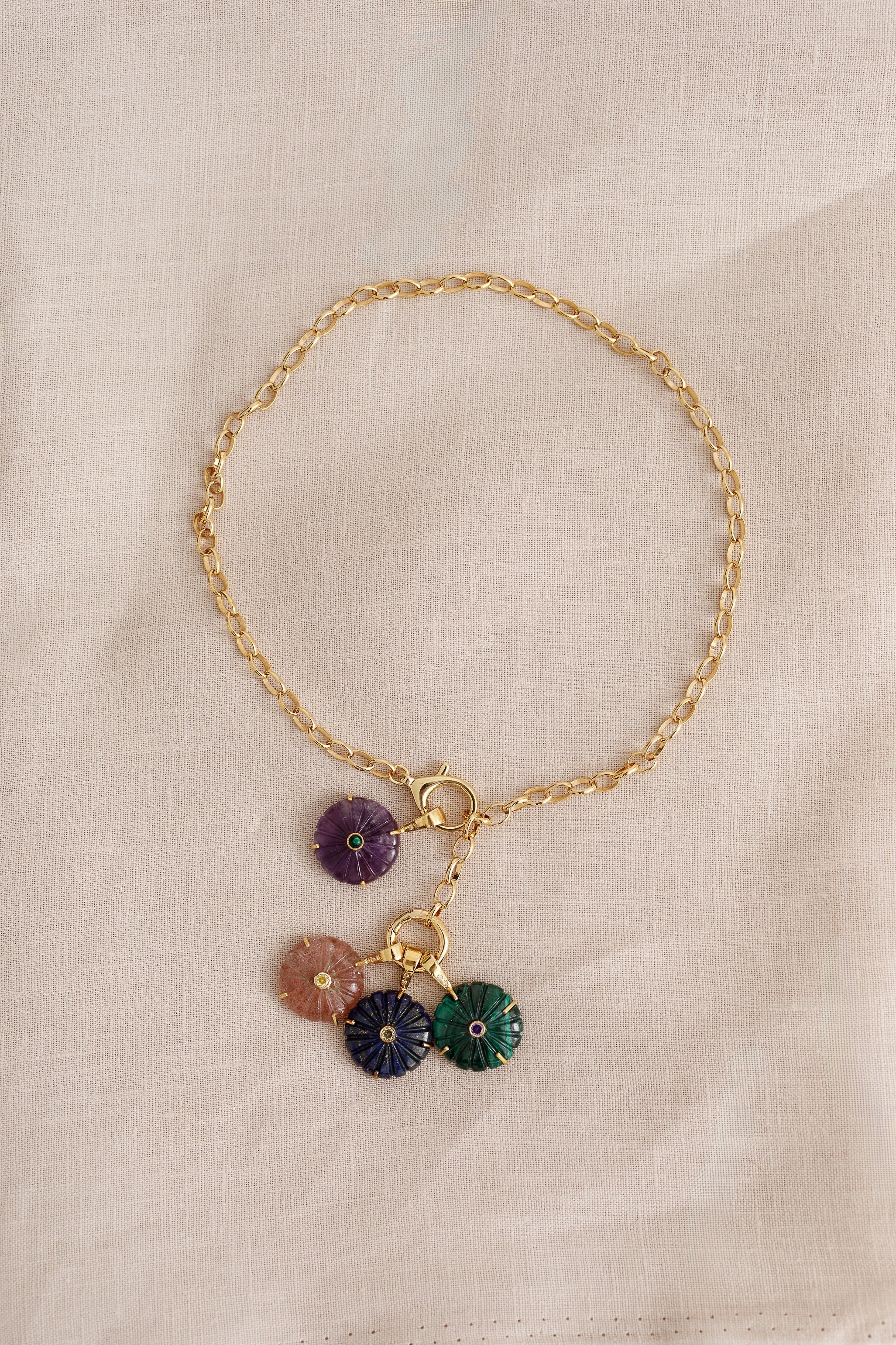 Multi Charm Golden Chain