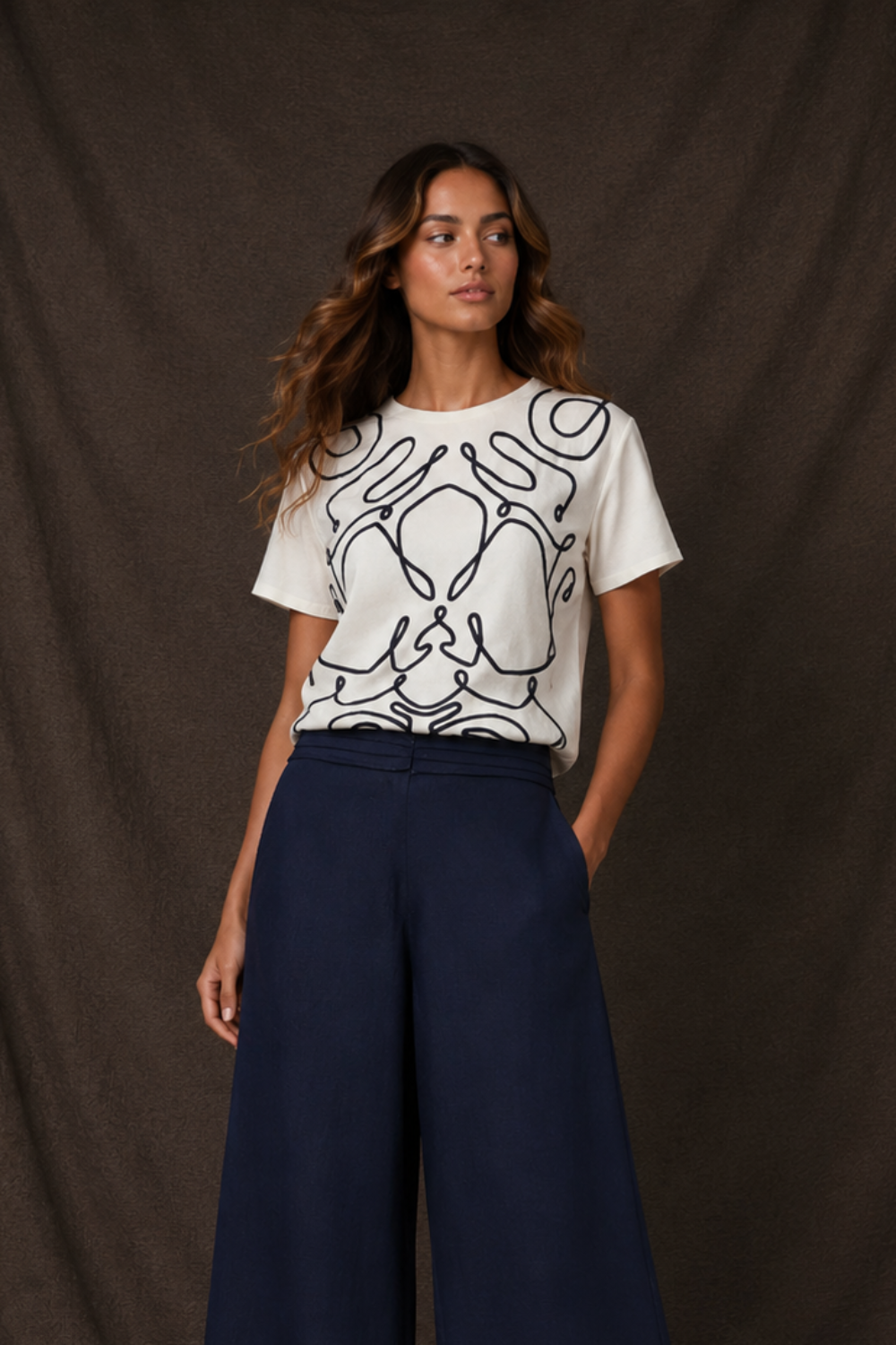 Inner Garden T-Shirt Blue