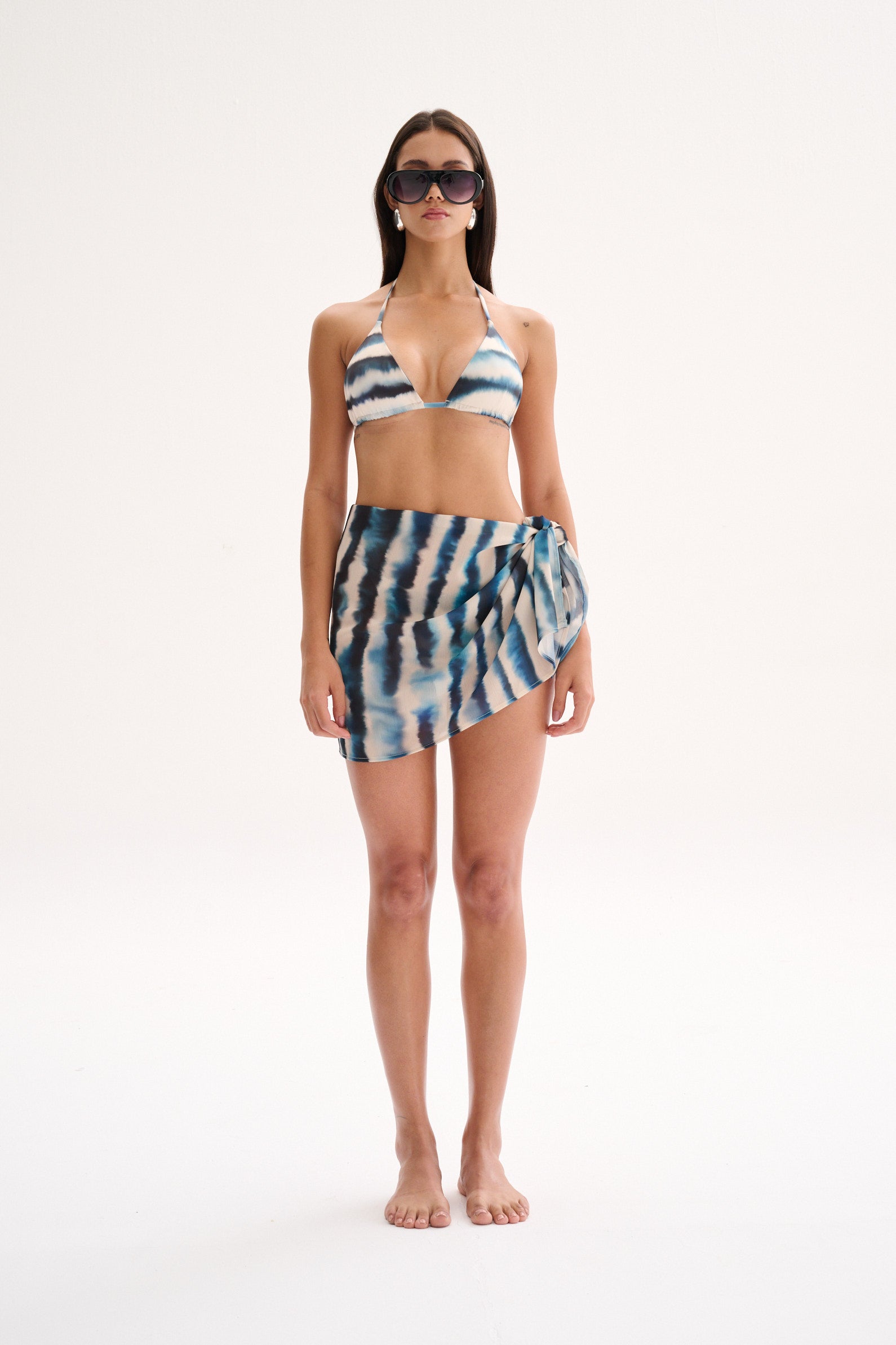 Mini Pareo Print Azul