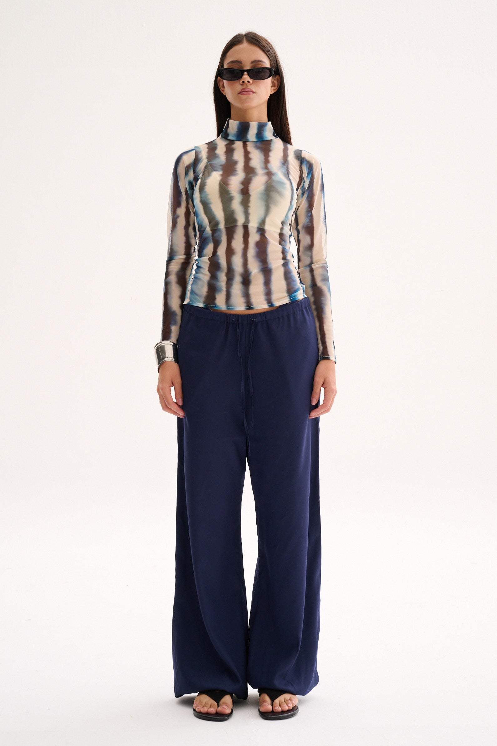 Sassi Top Print Azul