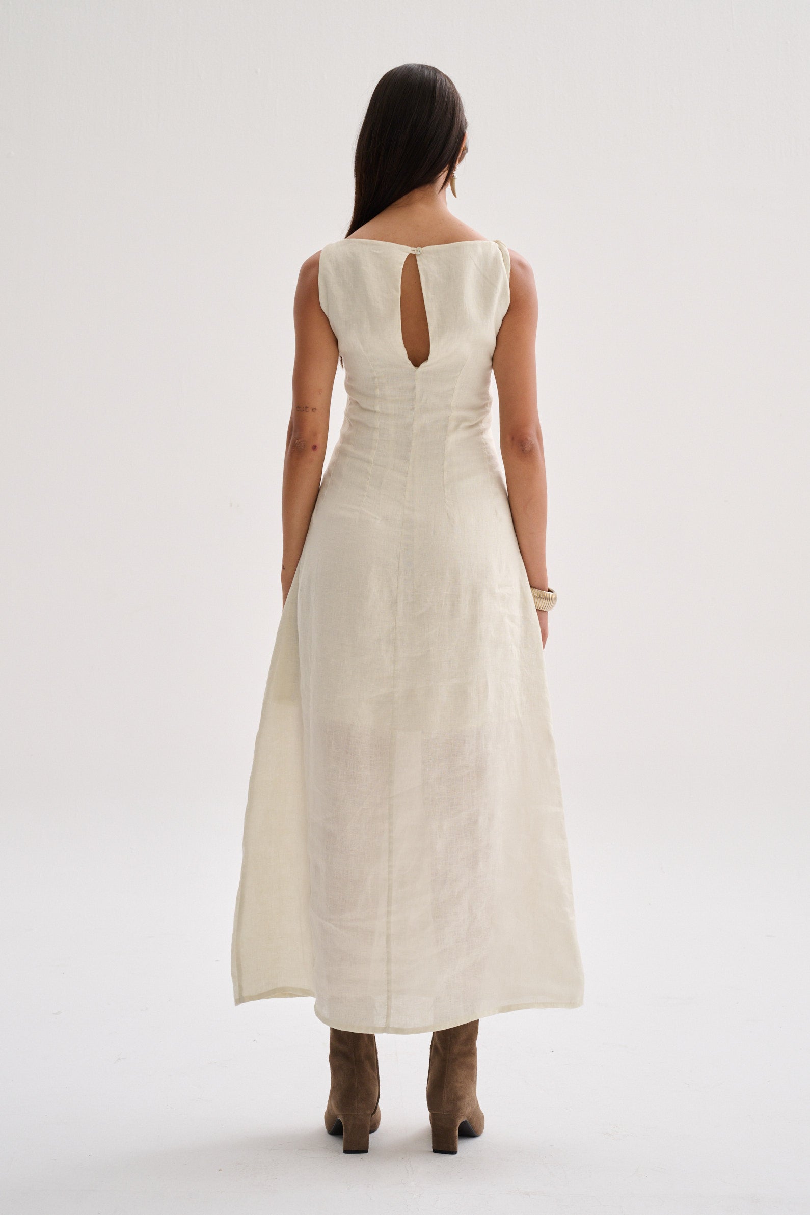 Annie Vestido Beige
