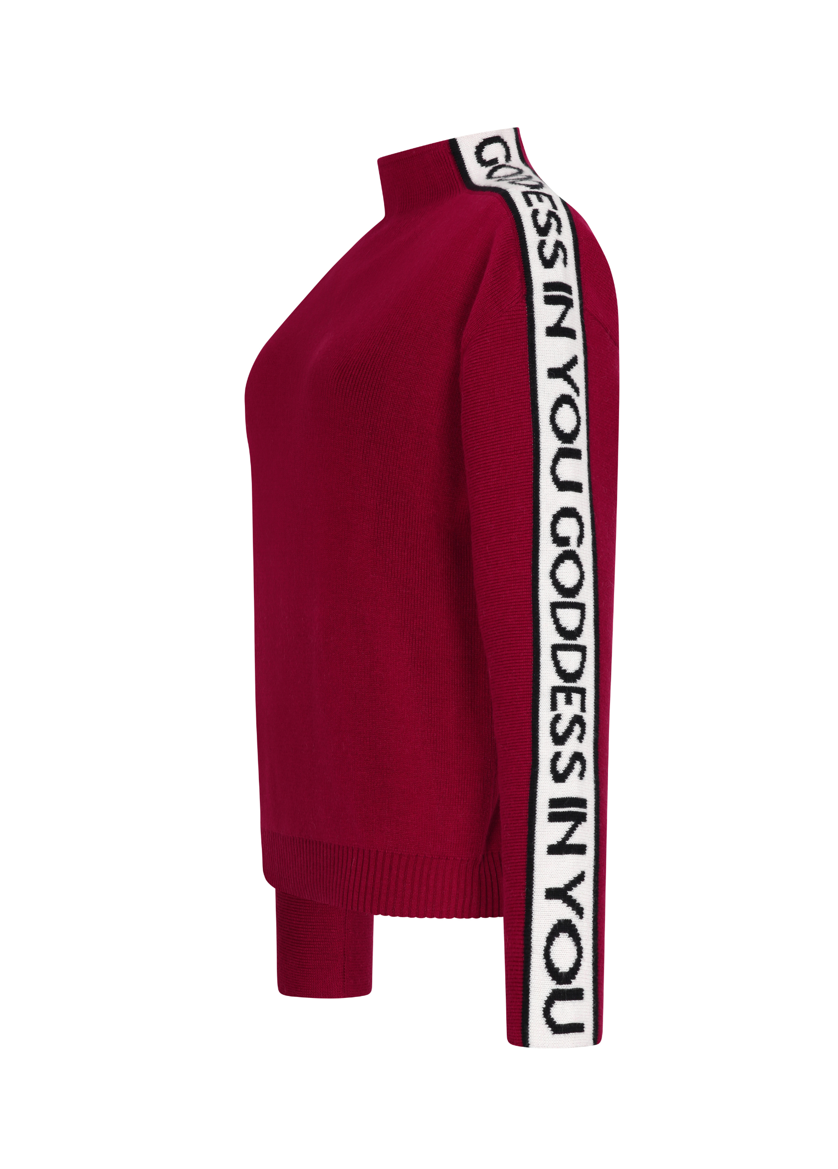 GODDESS IN YOU SWEATER - BURGUNDY