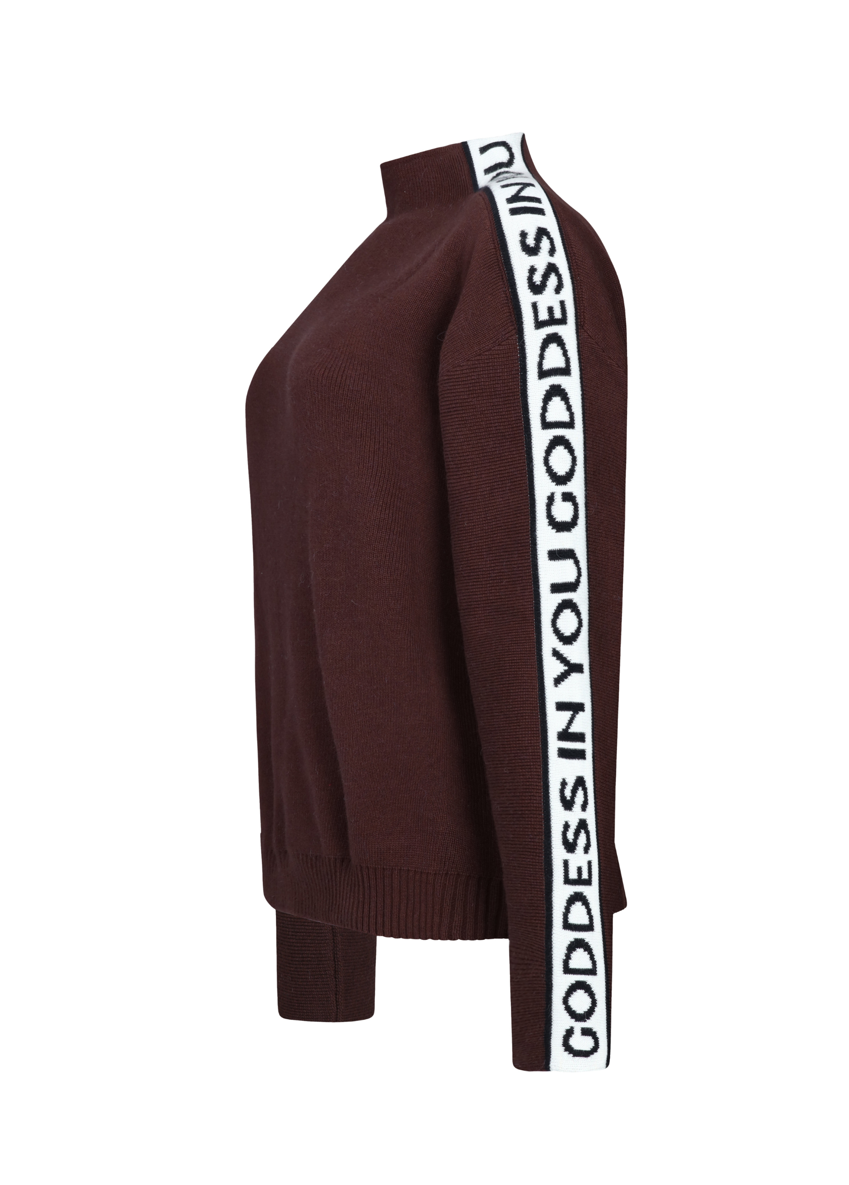 GODDESS IN YOU SWEATER - CHOCOLATE