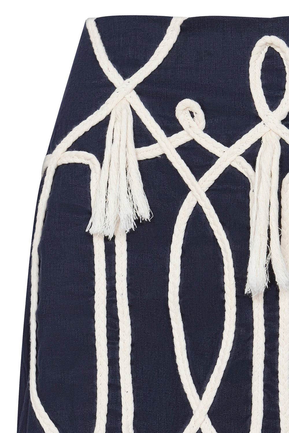 Desert Garden Skirt Navy Blue
