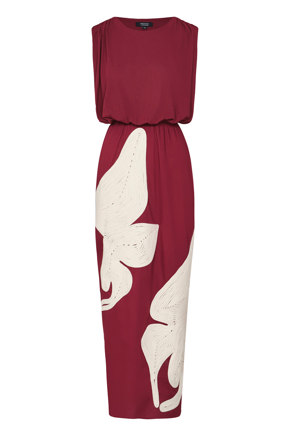 Monte Abbey Dress Burgundy