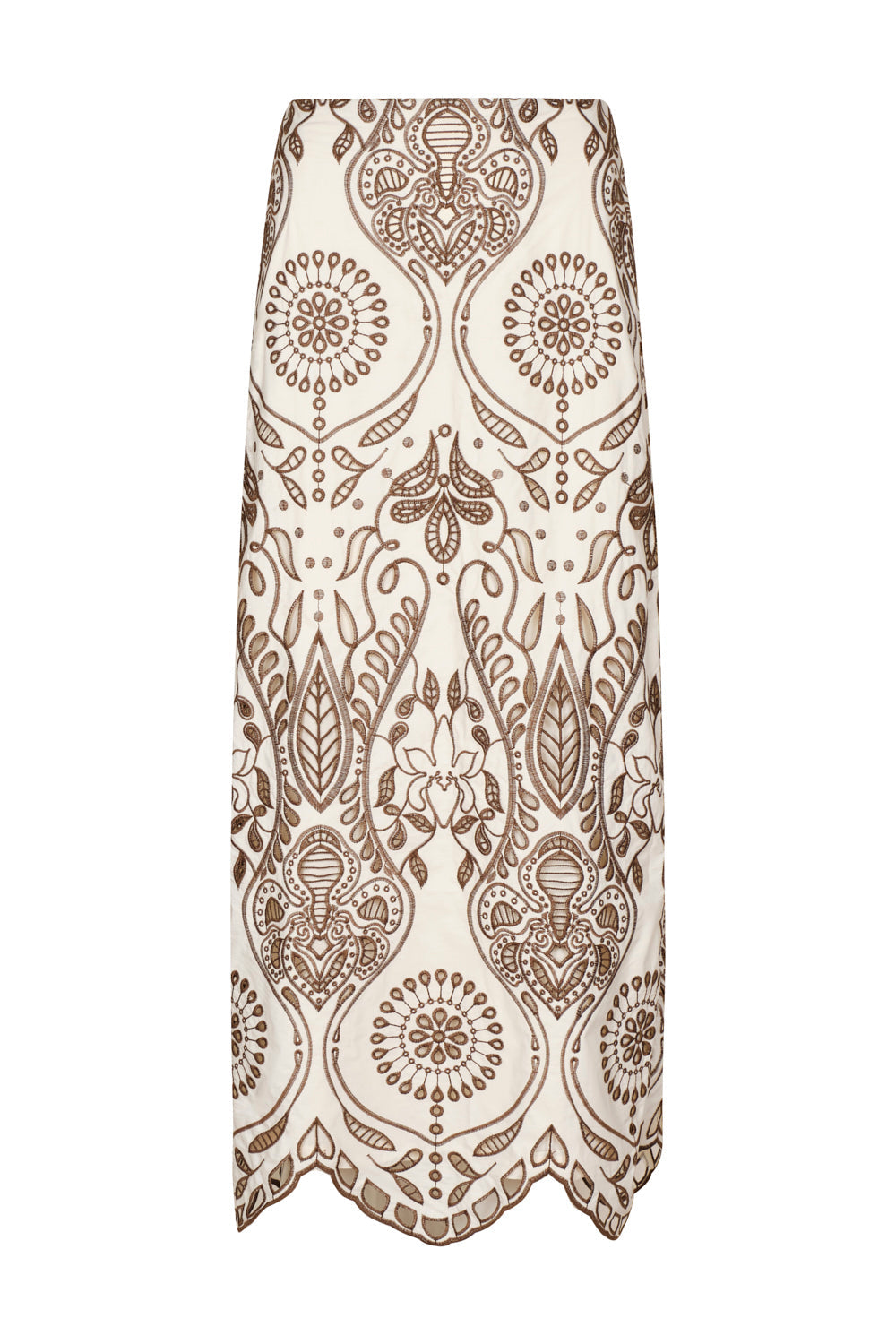 Marsella Skirt Ivory Brown