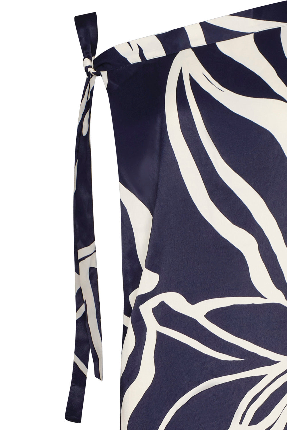 Siena Azul Dress Ivory Navy Blue