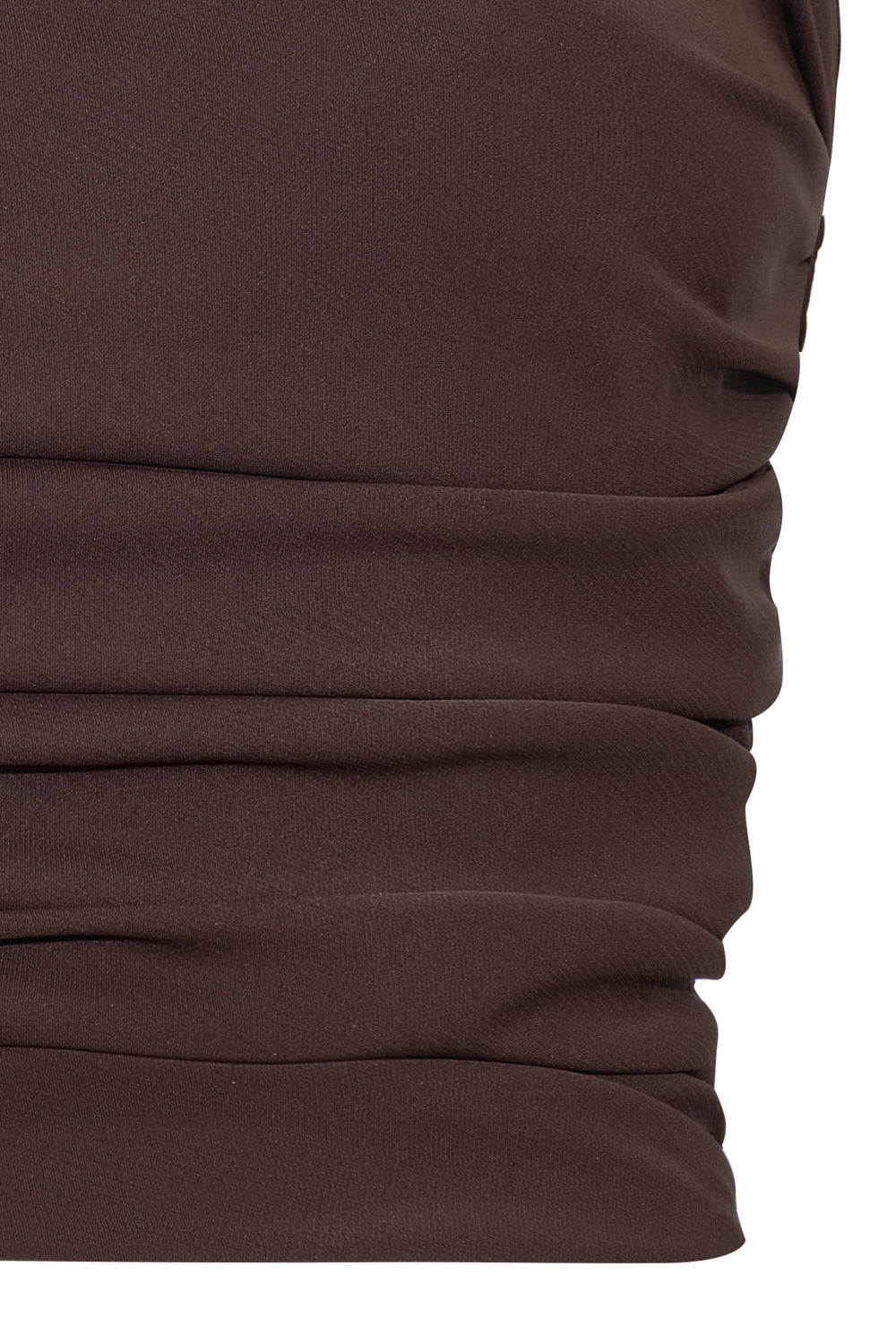 Pearl Crop Top Brown