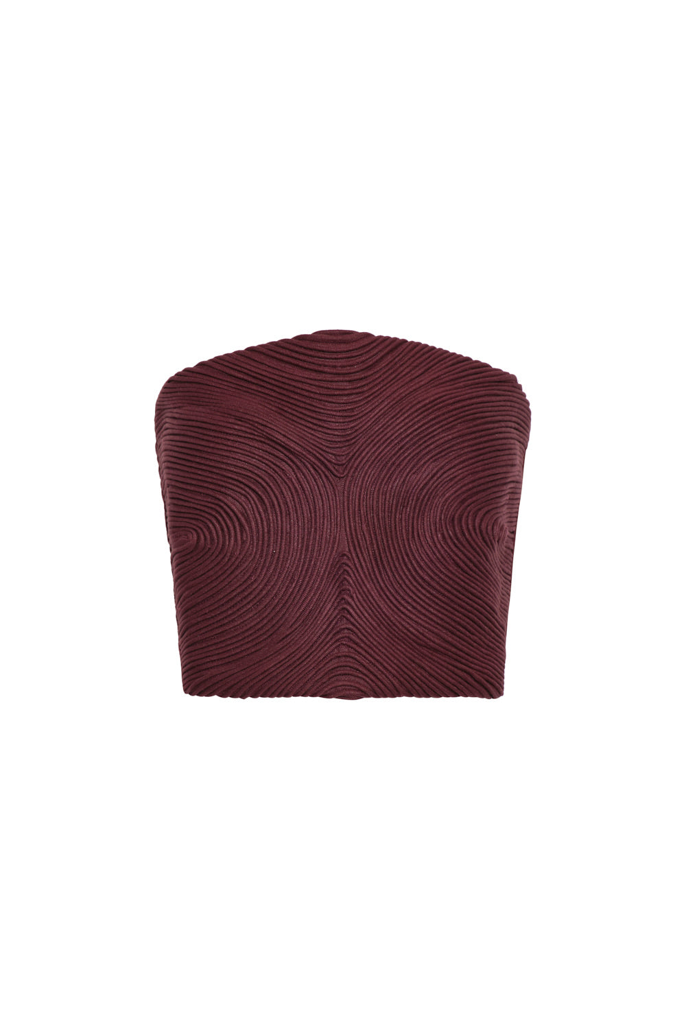 New Matices Embroidered Crop Top Grape