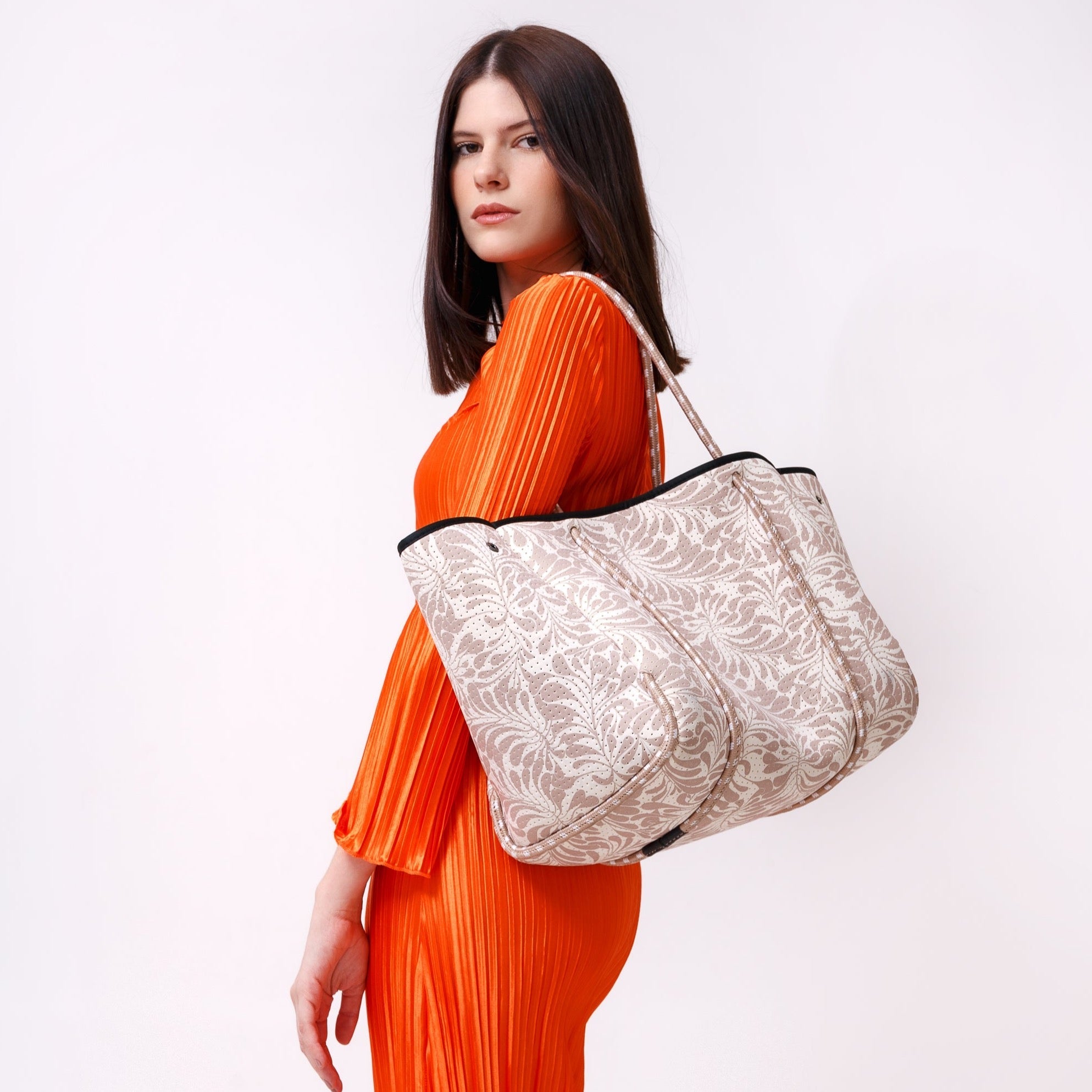 EVERYDAY TOTE PALM DREAMS BEIGE