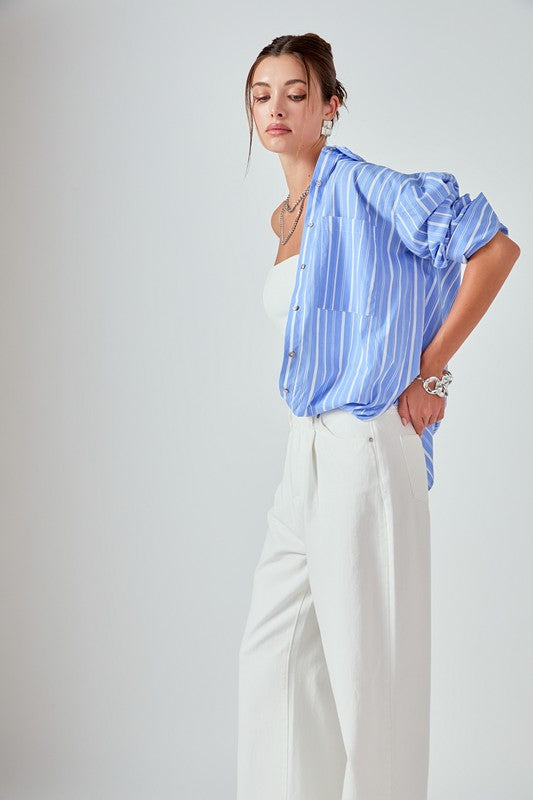 Striped Oversized Shirt