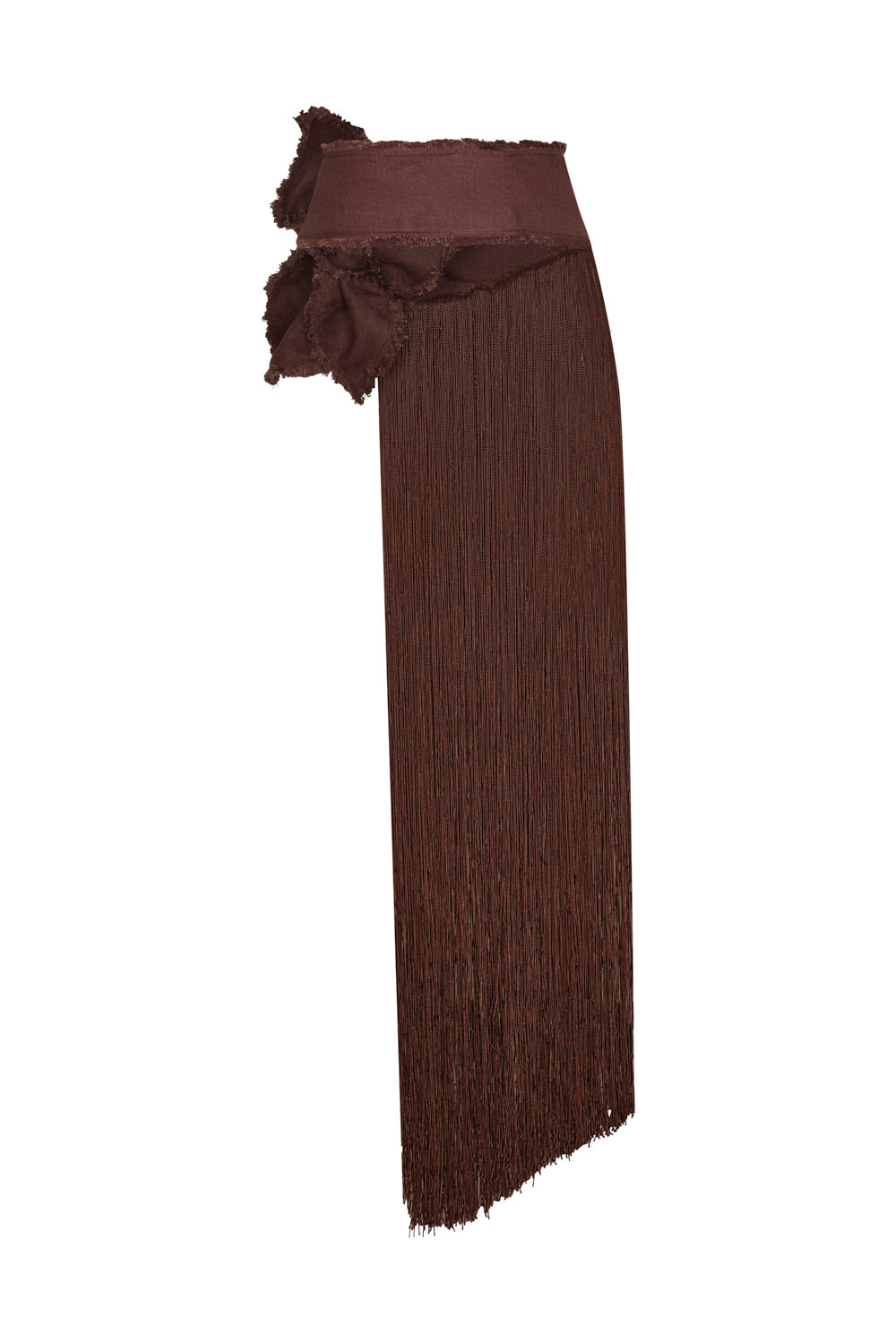 New Orquidea Belt Brown with Fringes