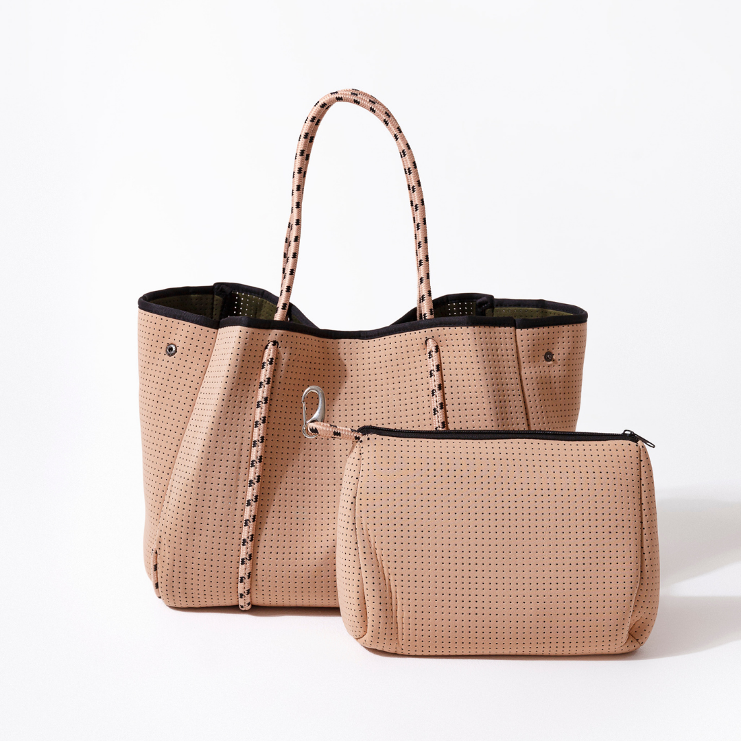 TAN BASIC SET - EVERYDAY TOTE AND POUCH