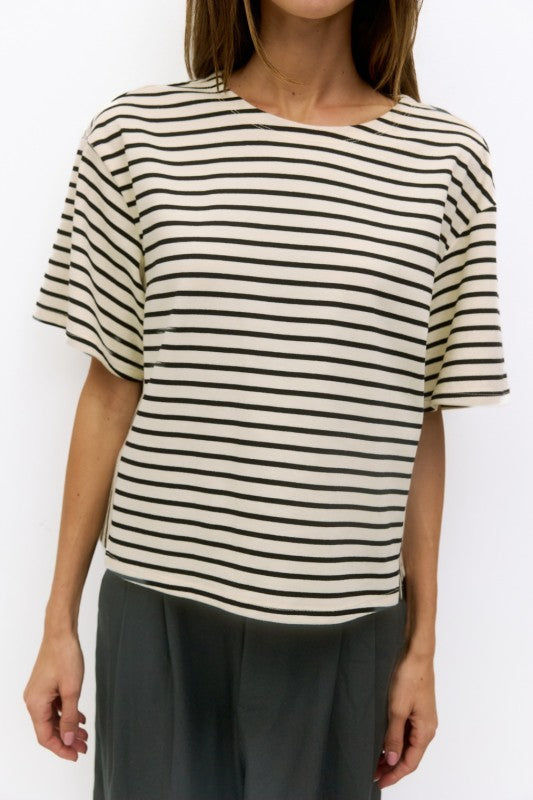 Striped Cotton Cassandra Top
