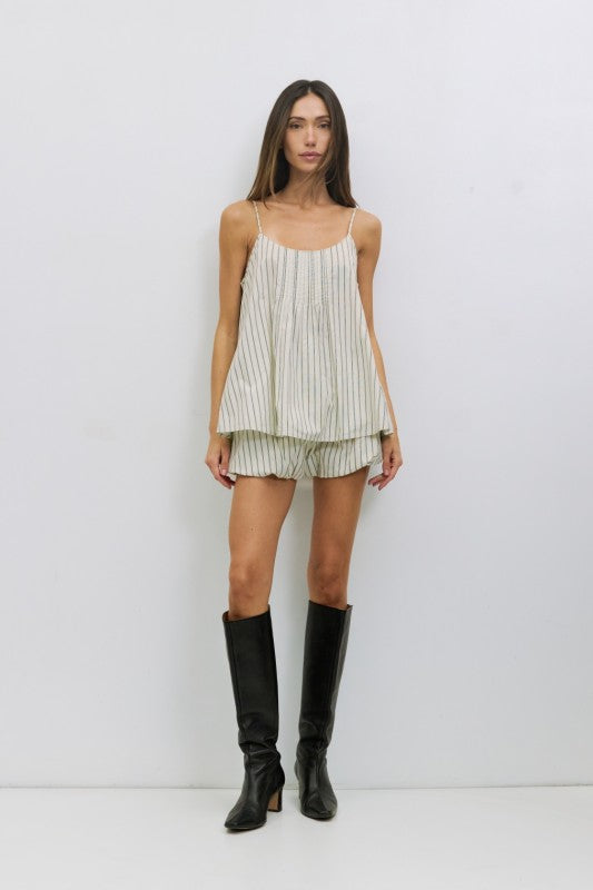 Harper Striped Cotton Cami
