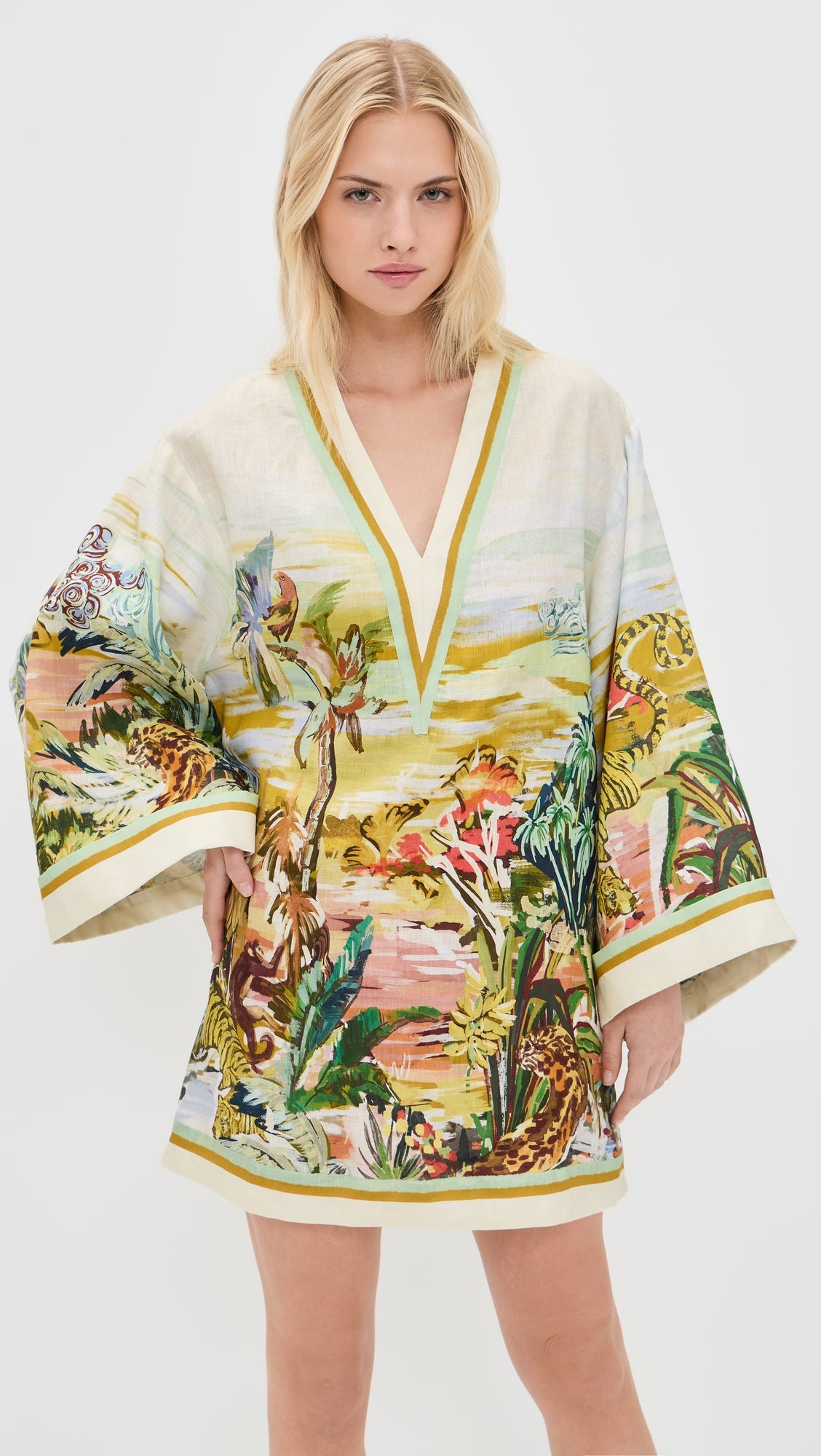 Alemais Tropical Mini Dress