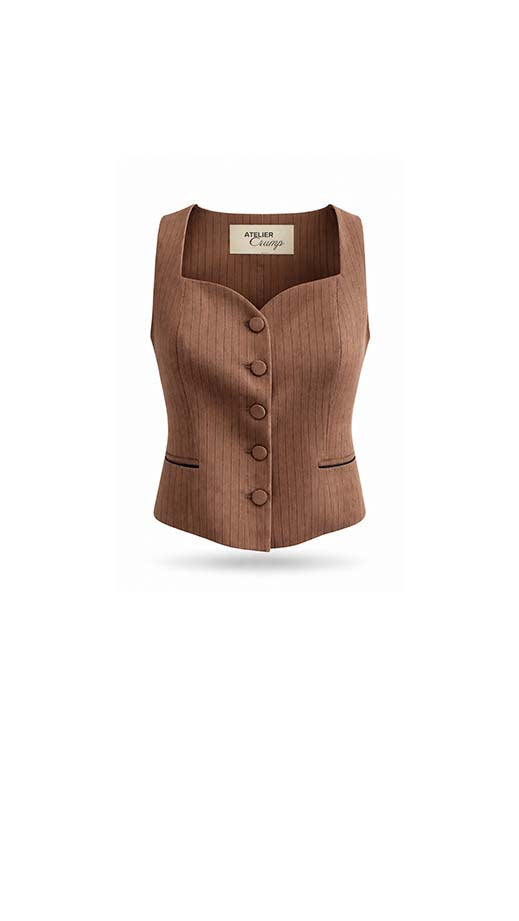 Silencio Mocca Vest