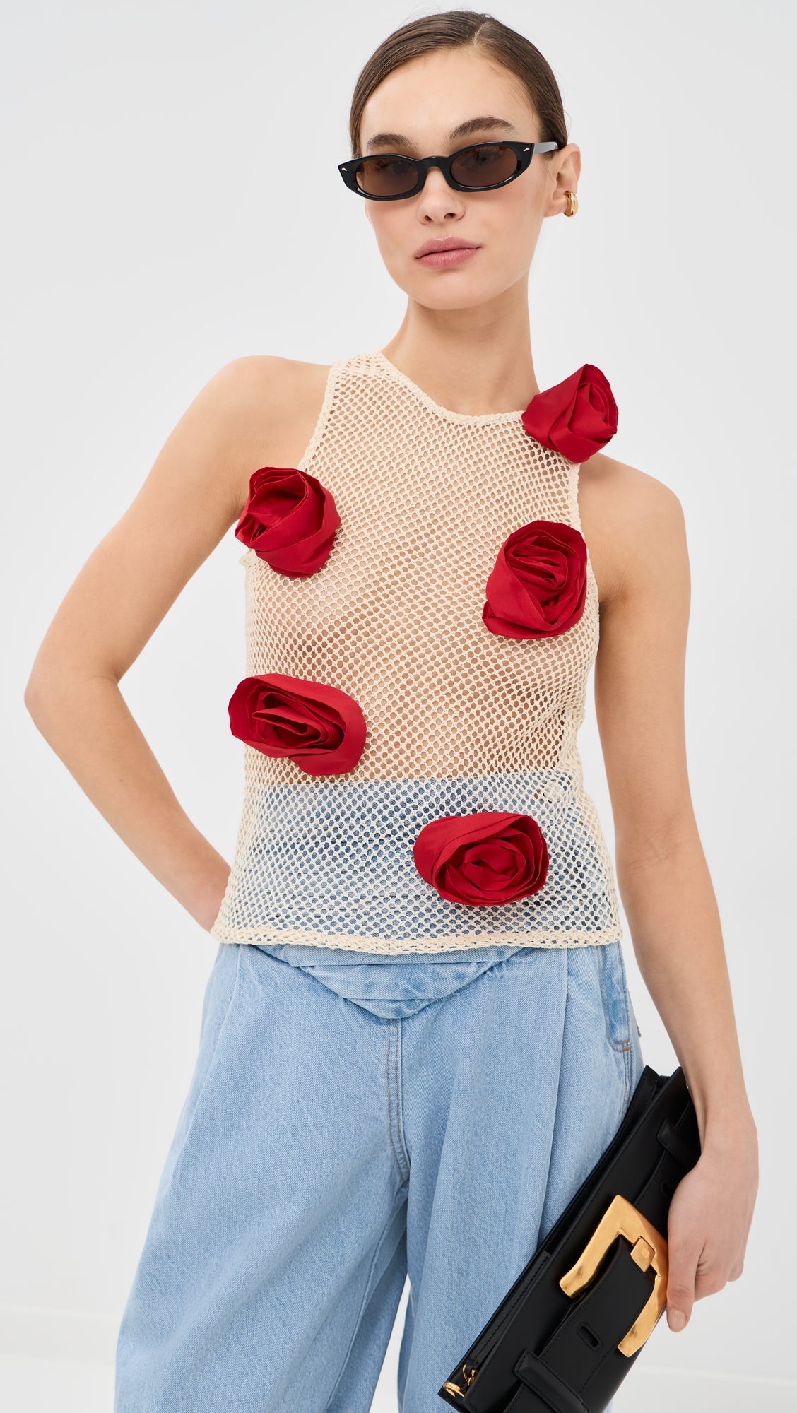 By Efrain Mogollon Rosita Mesh Tank Top