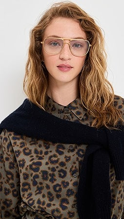 Elisa Johnson Jane Metal Sunglasses