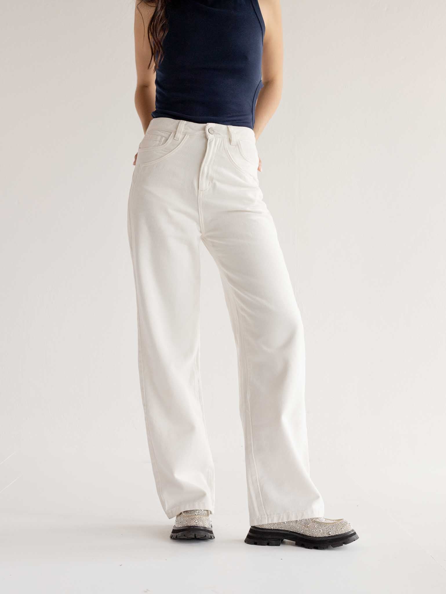 Jean Pockets Off White