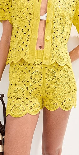 Le Bop Crochet Shorts