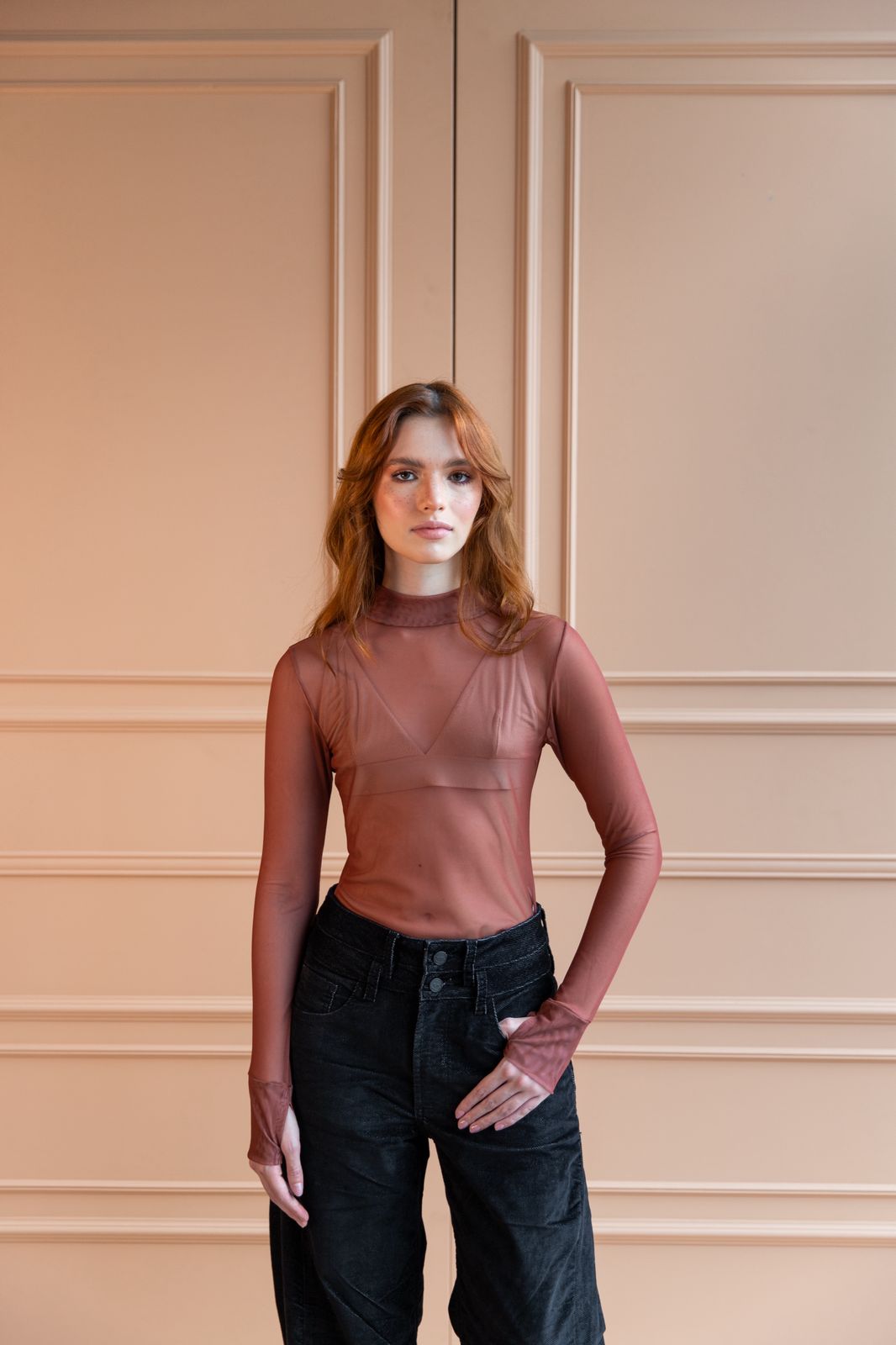 Top Mesh Mocca