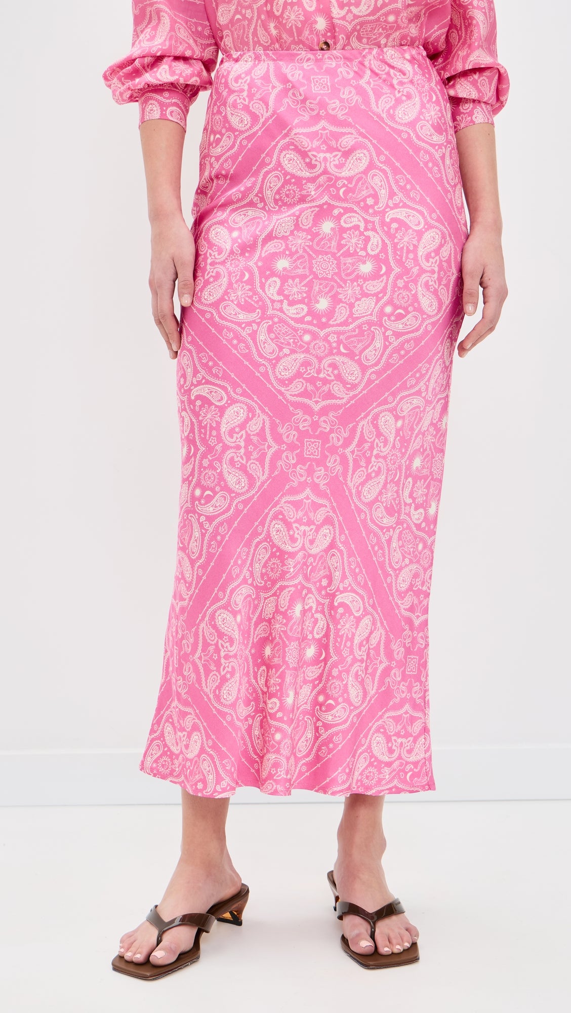 Never Fully Dressed Pink Bandana Dorris Skirt