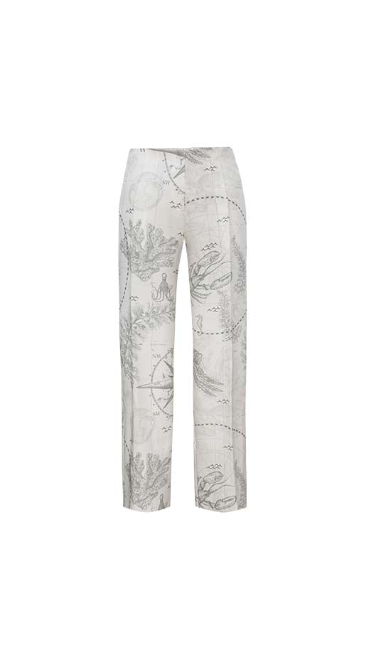 Nomadas Del Viento Ivory Trousers