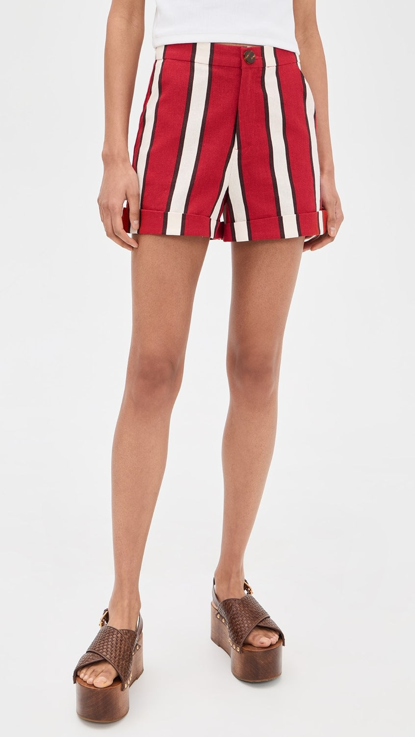 Simon Miller Como Linen Shorts