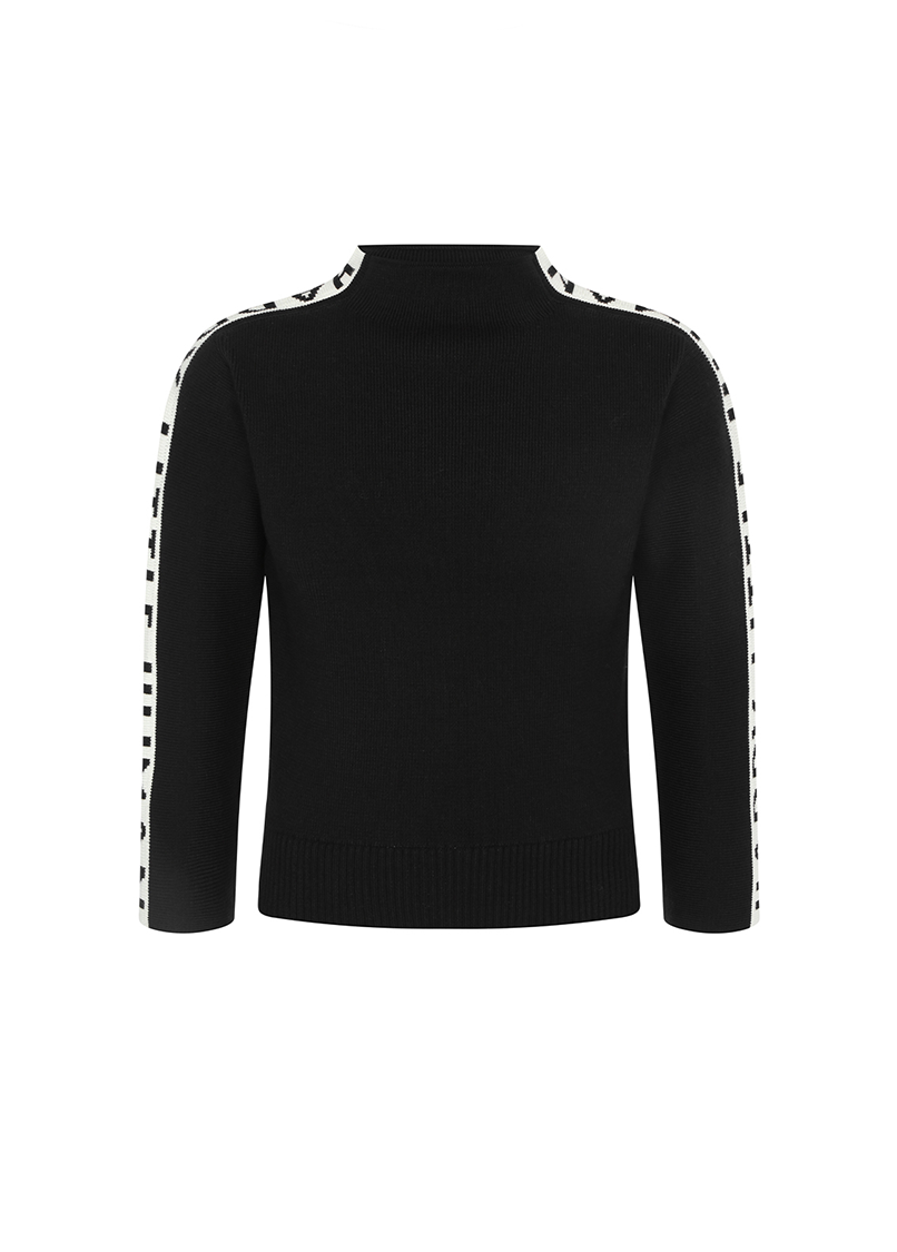 HAPPY LITTLE HUMAN KIDS SWEATER - BLACK