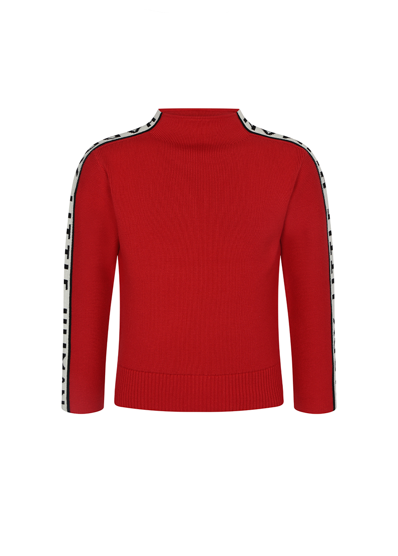 HAPPY LITTLE HUMAN KIDS SWEATER - RED