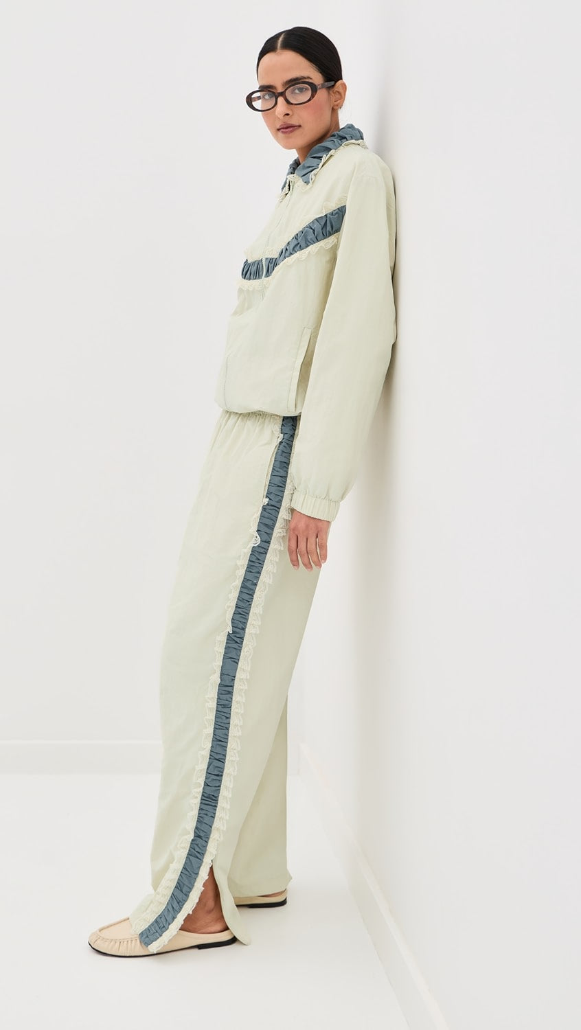 Tanner Fletcher Wilbur Ruched Stripe Pants