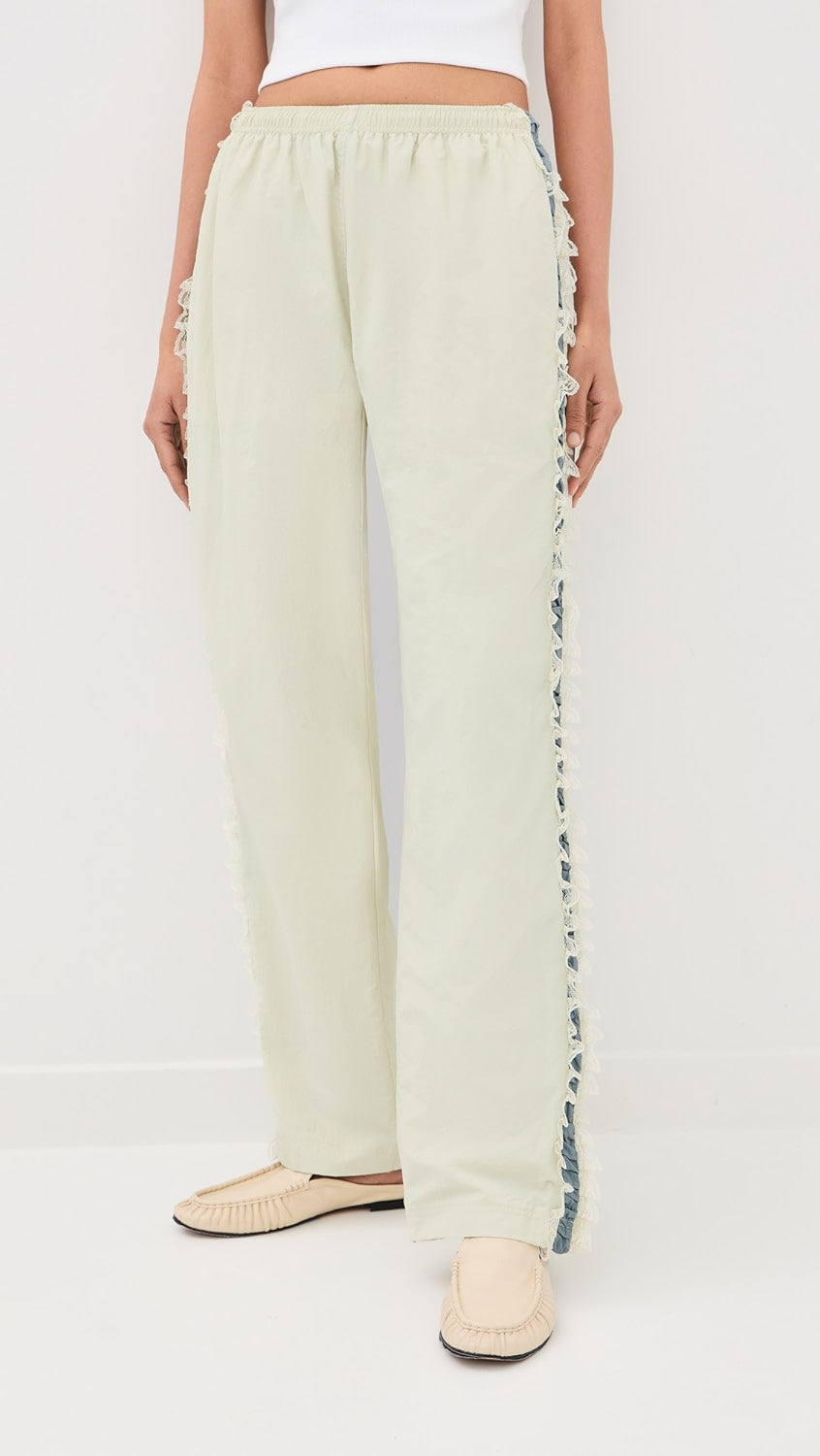 Tanner Fletcher Wilbur Ruched Stripe Pants